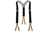 LEVI'S VINTAGE CLOTHING (LVC)-1920's Suspenders (Navy Polka Dot)