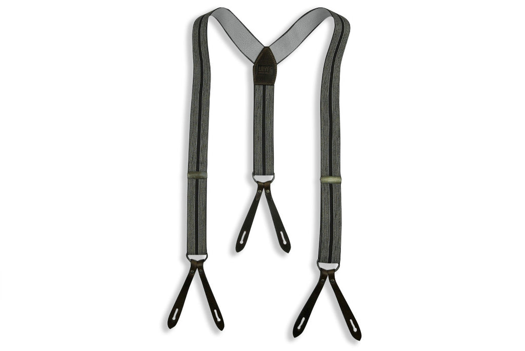 LEVI'S VINTAGE CLOTHING (LVC)-1920's Suspenders (Chocolate Melange) LEVI