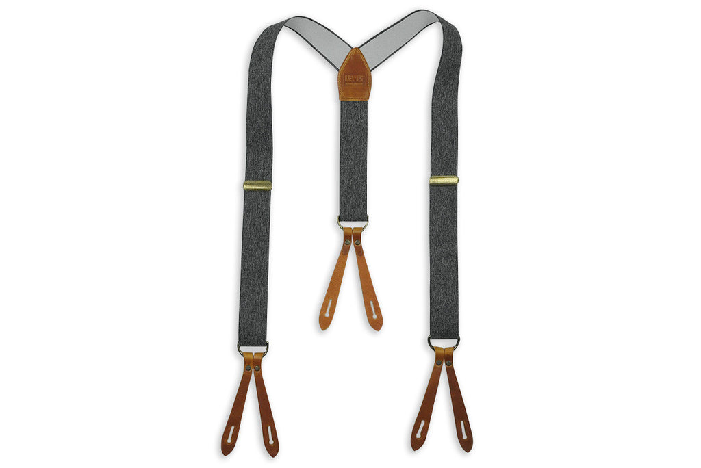 LEVI'S VINTAGE CLOTHING (LVC)-1920's Suspenders (Grey Marl) LEVI