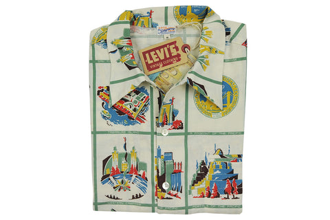 LEVI'S VINTAGE CLOTHING (LVC)-1930's Gayway Souvenir Shirt