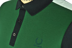FRED PERRY x RAF SIMONS Tape Detail Polo (Tartan Green)