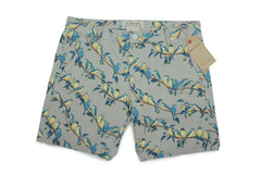 REMI RELIEF-Bird Motif Bermuda Shorts (Stone)