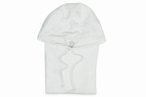 SAVE KHAKI-Fleece Hooded Sweatshirt (White)