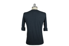 V: : Room-L/S Cashmere Soft Jersey Knit (Navy Melange)