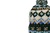 CHAMULA-Double Knit Cap (Navy Heather Fairisle)
