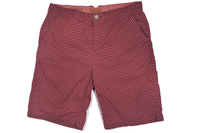 JACHS-Bermuda Shorts (Red Polka Dot) JACHS-Bermuda Shorts (Red Polka Dot)