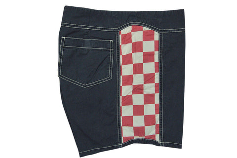 QUICKSILVER ORIGINALS-15" Arch Board Shorts (Navy w/ Red & White)