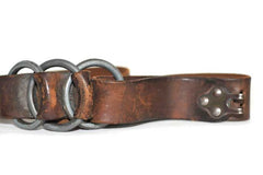 Vintage Three Ring Belt (Tobacco)