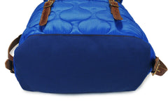 YUKETEN-Quilted Canoe Backpack (Electric Blue)