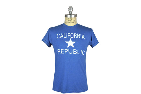 ˈw ə r k r o͝ o m by JEFFREY MARK-California Republic Star Tee (Sky Blue)