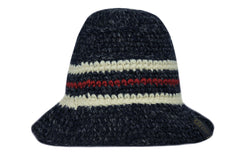 Skeve-Color Line Bucket Hat (Navy)
