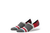 STANCE-Charge No-Shows (Charcoal/Pewter/Red)
