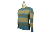 LEVI'S VINTAGE CLOTHING (LVC)-Fairisle Sweater (Silver Blue)