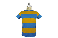 LEVI'S VINTAGE CLOTHING (LVC)-1960's Striped Tee (Yellow Stripe)