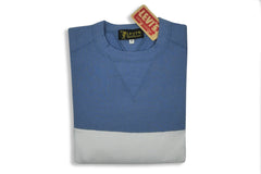 LEVI'S VINTAGE CLOTHING (LVC)-1950's Heritage Color-Block Sweatshirt (Blue)