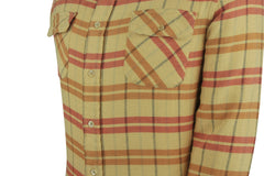 LEVI'S VINTAGE CLOTHING (LVC)-1950's Shorthorn Shirt (Sunfaded Orange Plaid)