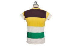 LEVI'S VINTAGE CLOTHING (LVC)-1950's Stripe Sportswear Tee (Green Multi)