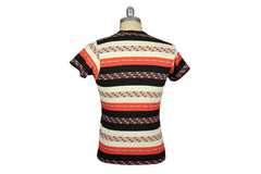 LEVI'S VINTAGE CLOTHING (LVC)-1960's Boomtown Striped Tee (Black Multi Stripe)