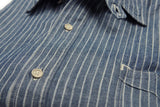 LEVI'S VINTAGE CLOTHING (LVC)-1920's Sunset Shirt (Chambray Stripe)