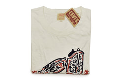 LEVI'S VINTAGE CLOTHING (LVC)-1940's Western Boot Graphic Tee (Ecru)