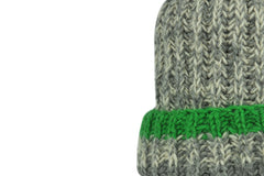Skeve-Mix Color Line Knit Cap (Lime)