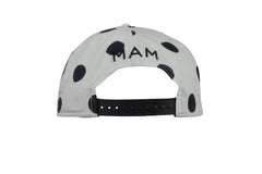 MARK McNAIRY NEW AMSTERDAM-Snap Back Hat (B/W Polka Dot)