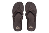 QUIKSILVER-Carver Suede Sandals (Chocolate Brown)