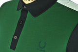 FRED PERRY x RAF SIMONS Tape Detail Polo (Tartan Green)