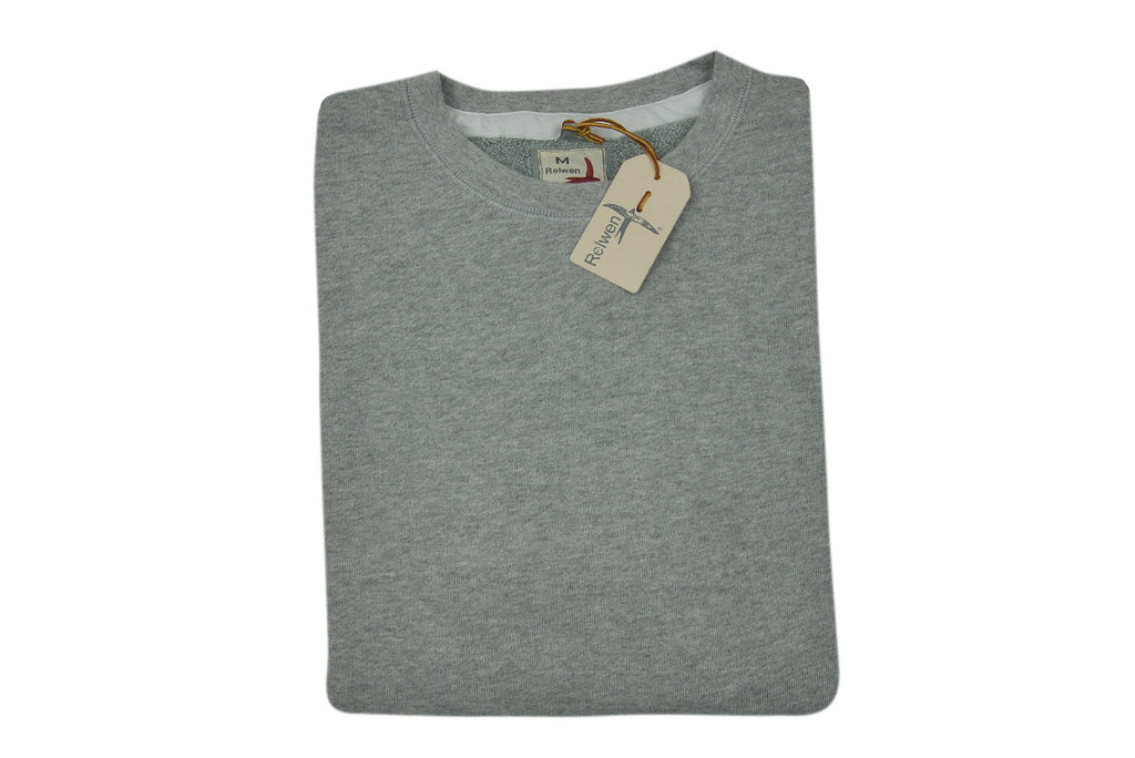 RELWEN-Thremal Knit Sweatshirt (Grey Heather)