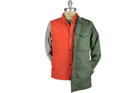 RELWEN-Dual Combat Jacket (Olive w/ orange vest)