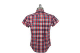 RELWEN-Half Sleeve Camp Shirt (Red/Navy Gingham)