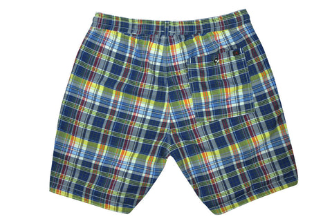 RELWEN-Volley Short (Blue/Yellow Plaid)