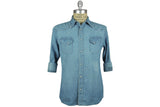 Remi Relief-Chambray Repair Shirt-Used Blue