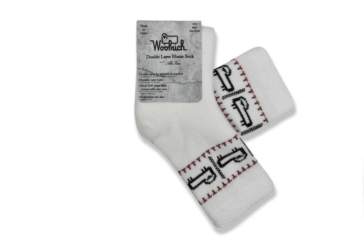 WOOLRICH HOME-Double Layer Aloe Sock (Off White Sheep)