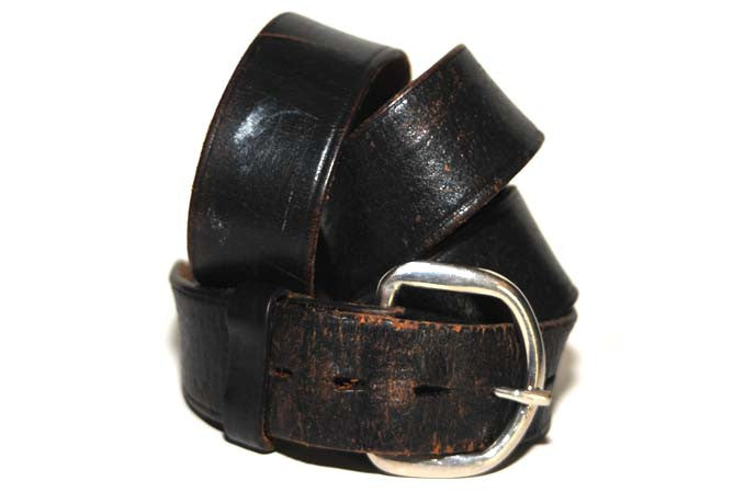 Vintage Dress Belt & Buckle Set (Black)