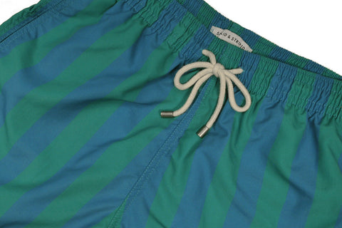 SOLID & STRIPED-The Classic / Las Brisas Stripe (Green+Blue)