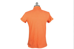 RELWEN-Peach Finished Jersey Polo (Orange)