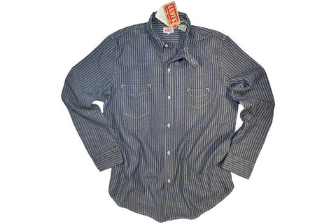 Levis Vintage Clothing LVC Shirt 1950s Shorthorn Black Red Check
