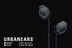 Urbanears by Zoundustries-Medis Plus In Ear Headphones Black