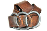 Vintage Three Ring Belt (Tobacco)