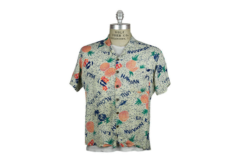 Vintage Kennington Hawaiian Print Shirt (Multi Color)