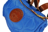 YUKETEN-Quilted Canoe Backpack (Electric Blue)